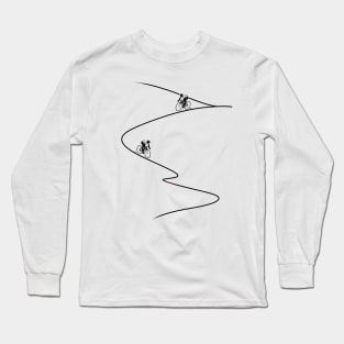 Paris Roubaix Cycling/Biking Long Sleeve T-Shirt